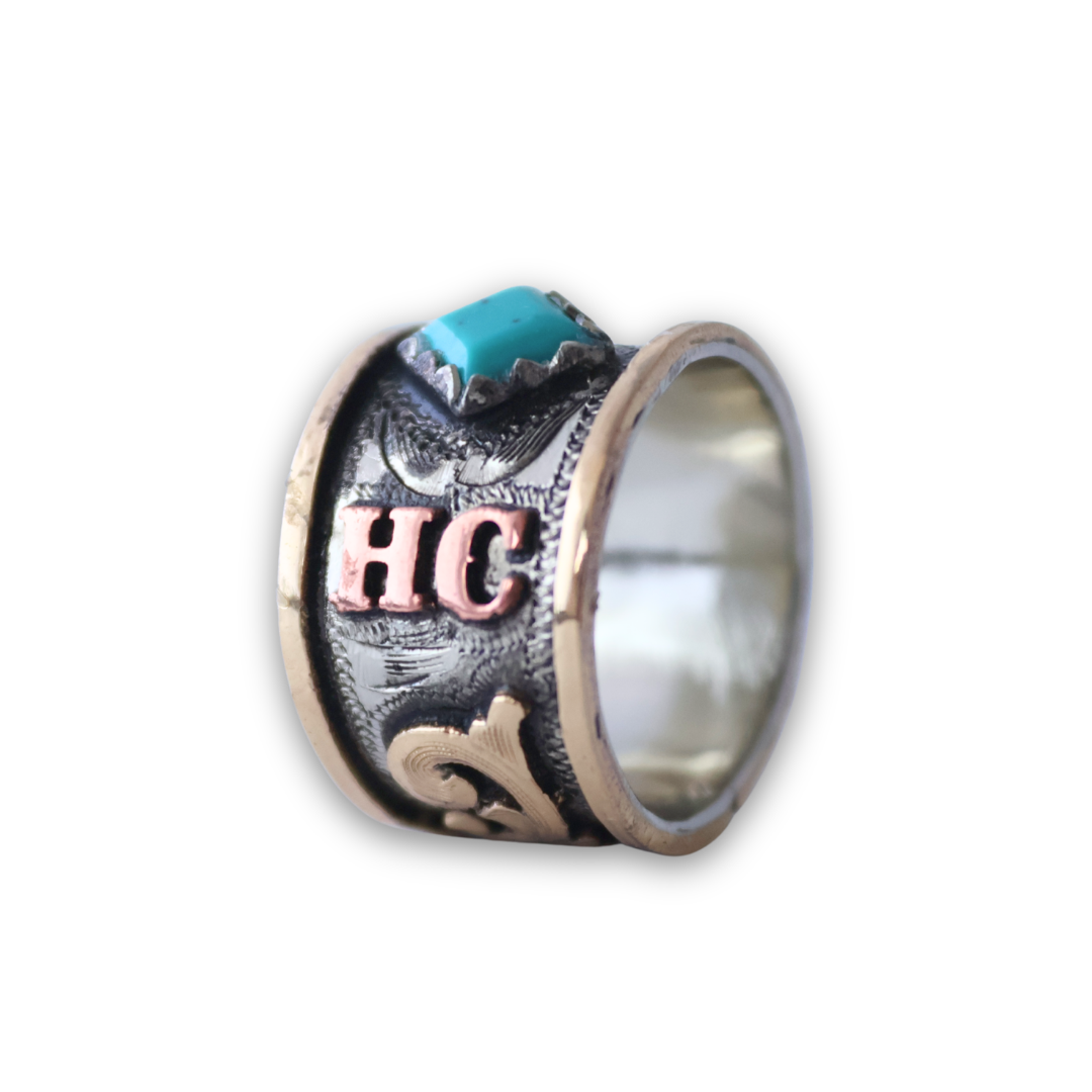 DIAMOND TURQUOISE RING