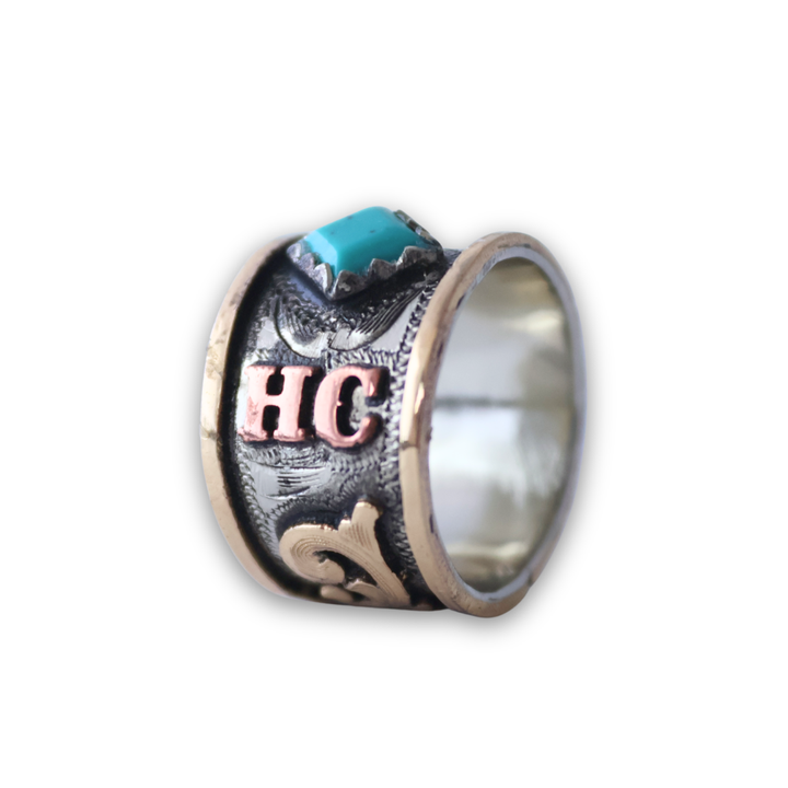 DIAMOND TURQUOISE RING